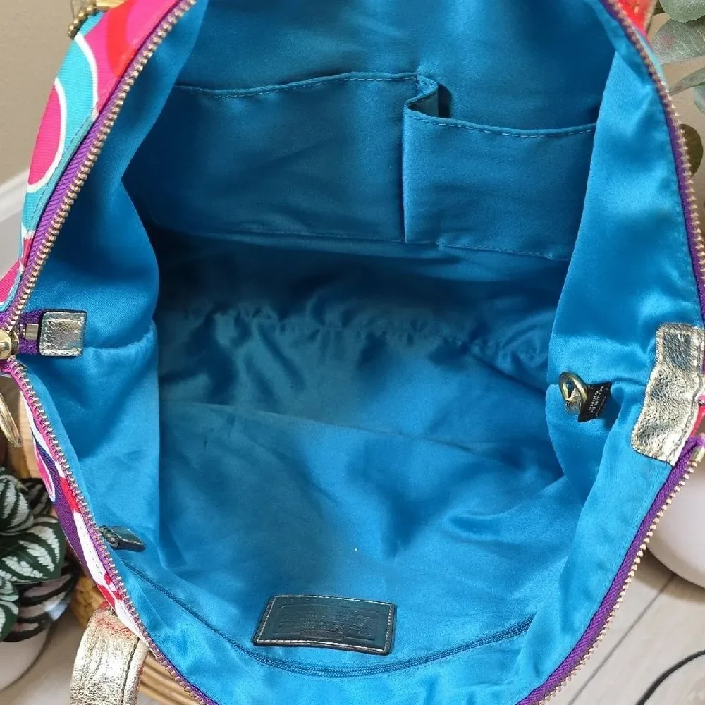 Coach Poppy Pop C Glam Tote and Wallet - Picture 11 of 16